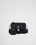 Sac porté épaule en Re-Nylon et cuir Saffiano - #8